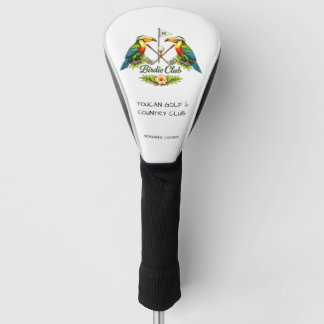 Vintage Toekan Birdie Club Gepersonaliseerde Golf Golfheadcover