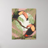 Vintage Toekans Canvas Afdruk (Voorkant)