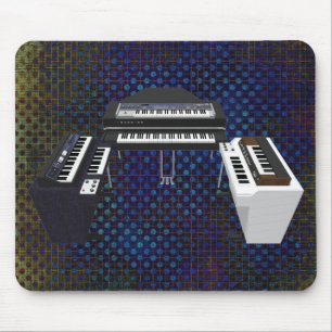 Vintage toetsenborden: 3D Model: Custom Mousepad Muismat