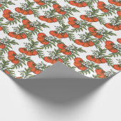 Vintage tomaat: Boerderij marktillustratie. Cadeaupapier (Hoek)