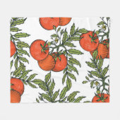 Vintage tomaat: Boerderij marktillustratie. Fleece Deken (Voorkant (Horizontaal))