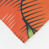 Vintage tomaat: Boerderij marktillustratie. Fleece Deken (Hoek)