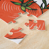 Vintage tomaat: Boerderij marktillustratie. Legpuzzel (Zijkant)