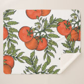 Vintage tomaat: Boerderij marktillustratie. Sherpa Deken (Voorkant (horizontaal))