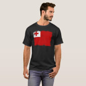 Vintage Tonga Flag Tongan Independence Day T-shirt (Voorkant volledig)
