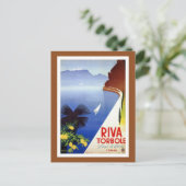 Vintage Torbole Riva Lake Garda Italiaans Briefkaart (Staand voorkant)