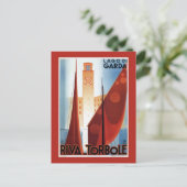 Vintage Torbole Riva Lake Garda Italiaans Briefkaart (Staand voorkant)