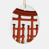 Vintage Torii Gate Keramisch Ornament (Rechts)