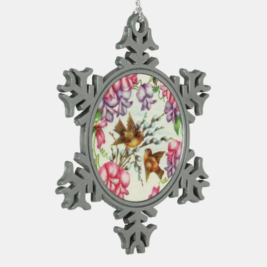 Vintage Tortelduifjes Ornament (Links)