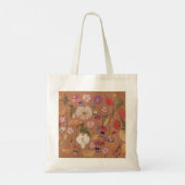 vintage tote tassen bloemen (Achterkant)
