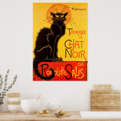 Vintage Tournee de Chat Noir - Black Cat Poster (Keuken)
