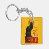 Vintage Tournée du chat Noir Theophile Steinlen Sleutelhanger (Voorkant Links)