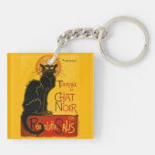 Vintage Tournée du chat Noir Theophile Steinlen Sleutelhanger (Achterkant)