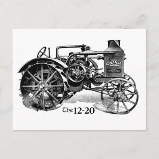 Vintage tractorBriefkaart Briefkaart