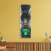 Vintage Traffic Light Canvas Art (Insitu (Woonkamer))