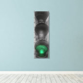 Vintage Traffic Light Canvas Art (Insitu (Houten vloer))