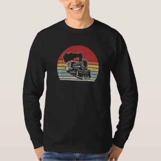 Vintage Train Engineer Engine Conductor Railway Lo T-shirt