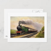 Vintage-Train-West Riding Pullman Briefkaart (Voorkant / Achterkant)