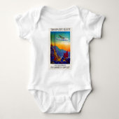 Vintage Transpacific Reizen Romper (Voorkant)