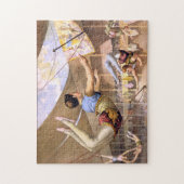 Vintage Trapeze Artist Puzzle Legpuzzel (Verticaal)