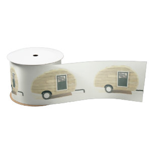 Vintage trappenaanhangwagen zigeunercaravans satijnen lint
