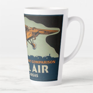 Vintage Travel Air-vliegtuig, Wichita de lucht hoo Latte Mok