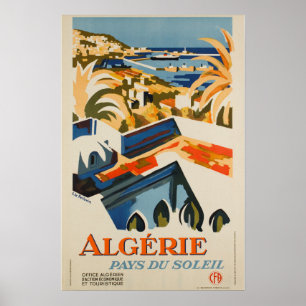 Vintage Travel - Algerije - land van de zon Poster