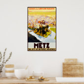 Vintage Travel - Alsace - Frankrijk Poster (Keuken)