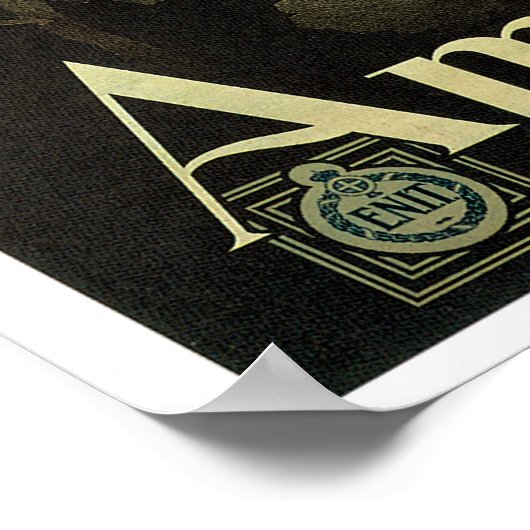 Vintage Travel, Amalfi Italië Poster (Hoek)