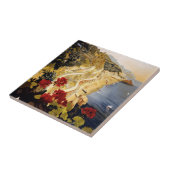 Vintage Travel Amalfi Italië Tegeltje (Zijkant)