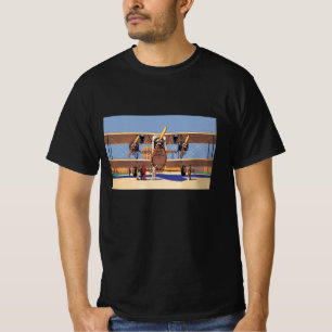 Vintage Travel and Transportvliegtuig T-shirt