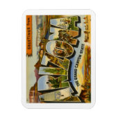 Vintage Travel Arizona Magneet (Verticaal)