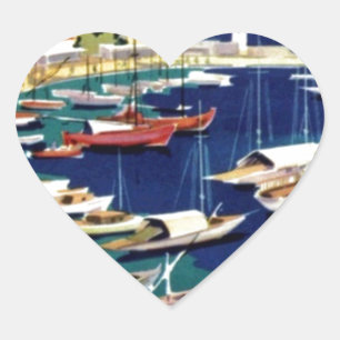 Vintage Travel Athens Griekenland Hart Sticker