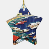 Vintage Travel Athens Griekenland Keramisch Ornament (Links)