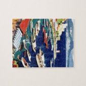 Vintage Travel Athens Griekenland Legpuzzel (Horizontaal)