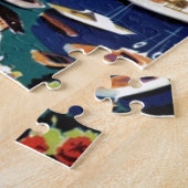 Vintage Travel Athens Griekenland Legpuzzel (Zijkant)