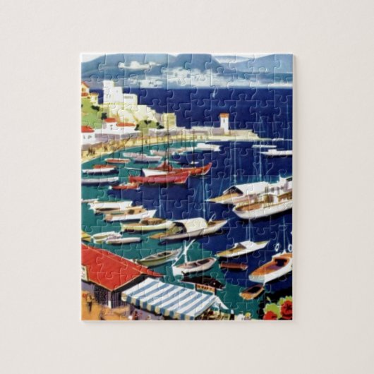 Vintage Travel Athens Griekenland Legpuzzel (Verticaal)