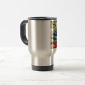 Vintage Travel Athens Griekenland Reisbeker (Voorkant links)