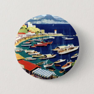 Vintage Travel Athens Griekenland Ronde Button 5,7 Cm