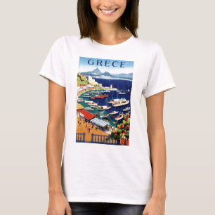 Vintage Travel Athens Griekenland T-shirt