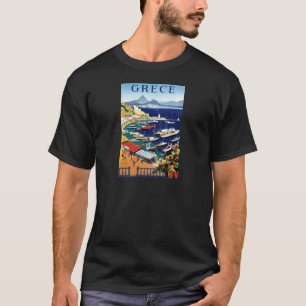 Vintage Travel Athens Griekenland T-shirt