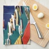 Vintage Travel Athens Griekenland Theedoek (Quarter Fold)