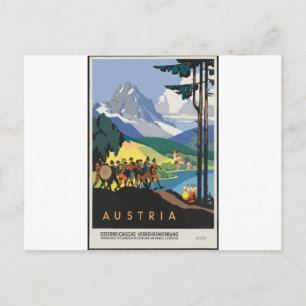 Vintage Travel Austria Briefkaart