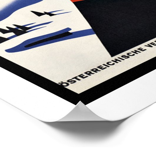 Vintage Travel Austria Ski Poster (Hoek)