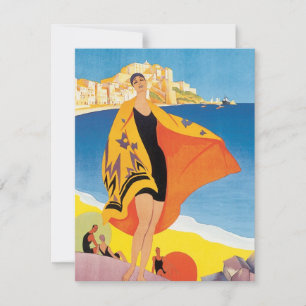 Vintage Travel, Beach Vacation at Calvi, Corsica