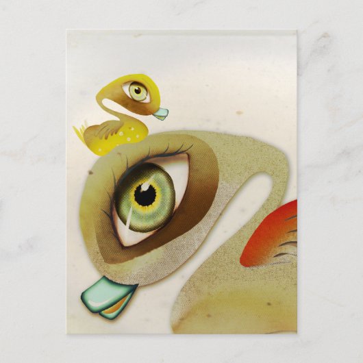 Vintage Travel Briefkaart (Voorkant)