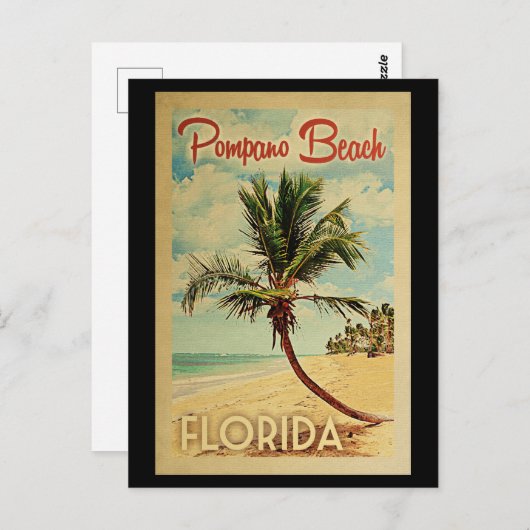 Vintage Travel Briefkaart (Voorkant / Achterkant)