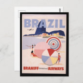 Vintage Travel Briefkaart (Voorkant / Achterkant)