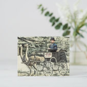 Vintage Travel Briefkaart (Staand voorkant)