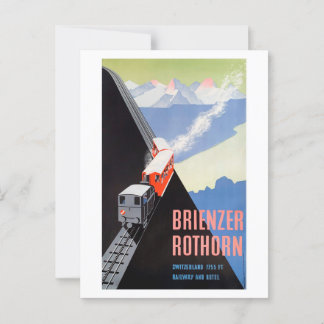 Vintage Travel Briefkaart Brienzer Rothorn